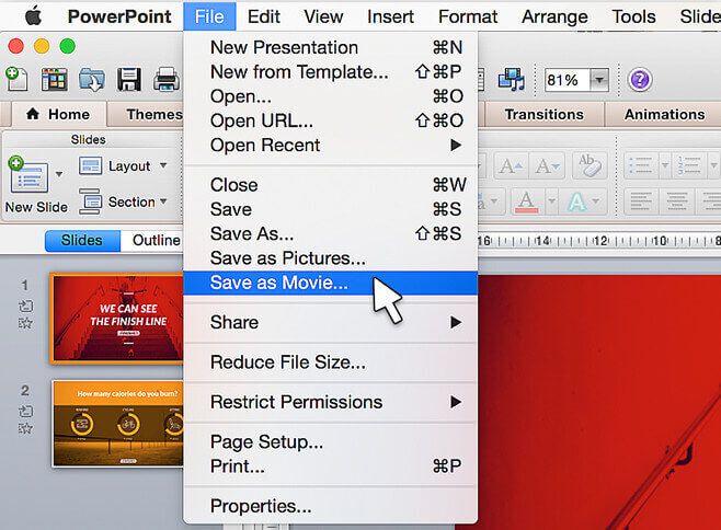 increase jpg size exporting in powerpoint for mac